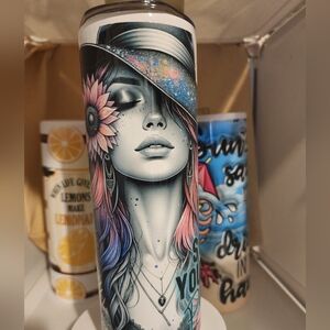 Handcrafted 20 oz tumbler